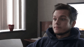 MSUMoorhead cringe dragons embarrassed hoodie GIF