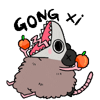 Cat Dog Sticker