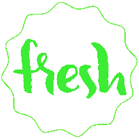 Refreshing Green Point Sticker