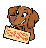 Happy Dog Sticker