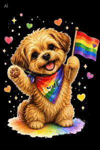 Gay Pride Puppy GIF by Papa’s Petz