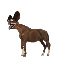 Dog 3D Sticker by deadmau5