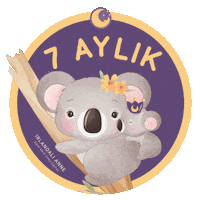 7 Aylık Sticker by İrlandalı Anne
