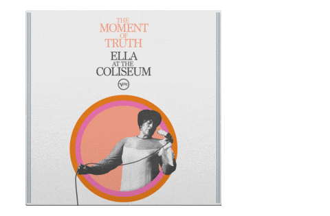 The Moment Of Truth Ella At The Coliseum Sticker by Ella Fitzgerald