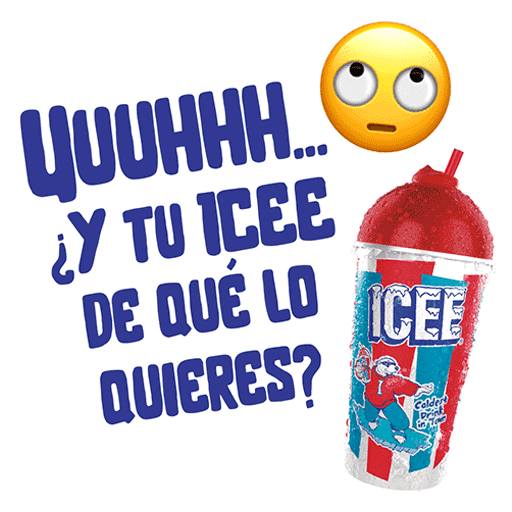 ICEEmx ice helado nieve iced Sticker