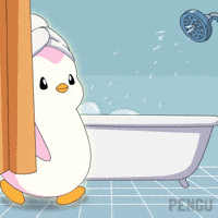 Pink Skincare GIF by Pudgy Penguins