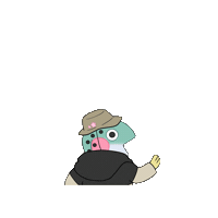 shimizukouen jump hey fish sakura Sticker