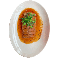 Orange Duck Sticker by Major Food Group