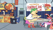 Comic Con Running GIF by Adult Swim