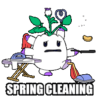 Clean Up Cooking Sticker by Magic Eden