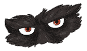 Scary Eyes Sticker by Sara Blædel