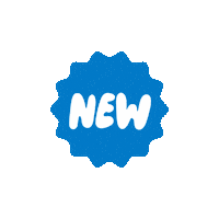 Badge Blue Sticker Sticker by TubbyTodd