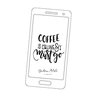 Calling Germany Sticker by Dritan Alsela Coffee