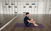 Flexibility Happy Back GIF by YOGABODY