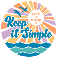 Beach Sunset Sticker by Lifeisgoodco