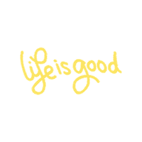 Life Is Good Sticker by Pet Pipers