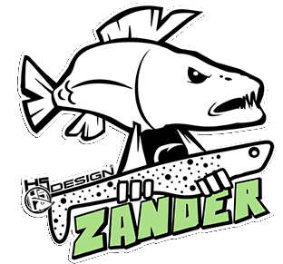 Fish Zander Sticker by Hotspot Design