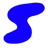royal blue fun Sticker by Molly Jacques