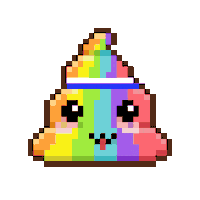 Art Shitting Sticker by Poopies.io