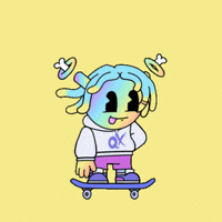 Skate Skateboard GIF by Quirkies