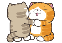 Happy Cat Sticker by MochiDad