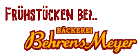 Behrens-Meyer fruhstuck bäckerei coffee to go backery Sticker