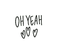 Oh Yeah Heart Sticker