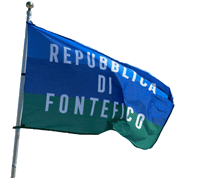 fontefico wine flag organic vino Sticker
