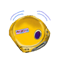 90S Headphones Sticker by MICHELLE