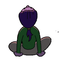 Watching Tv Looking Sticker