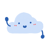 Happy Cloud Sticker
