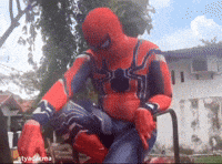 Peter Parker Spiderman GIF