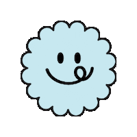 스티커 Smile Sticker by Cafe Knotted