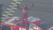 happy kyle busch GIF by NASCAR