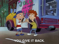 hey arnold nick splat GIF