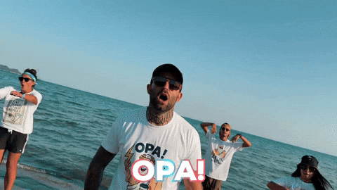 Opa GIF by Magic Tours Grecja