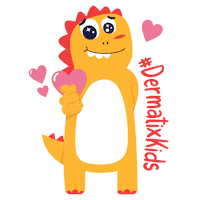 I Love You Heart Sticker by Dermatix Kids