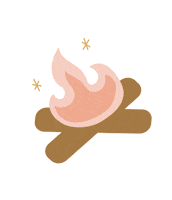 Fireplace Almost30 Sticker by Almost 30 Podcast