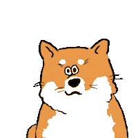 Happy Shiba Inu Sticker