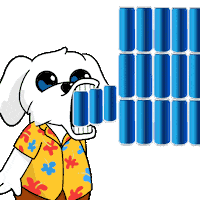 Hungry Party Sticker by BoDoggos