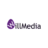 WillMedia logo neon pasen willmedia Sticker