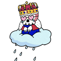 CloverStudios crypto nft crying queen GIF