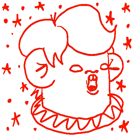 Face Head Sticker