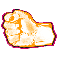 Power Hand Sticker by HORNBACH