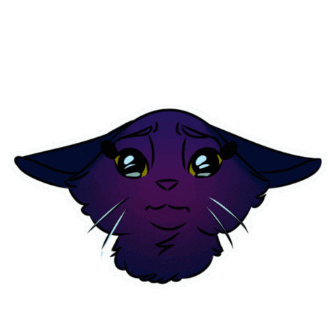 Sad Cat Sticker