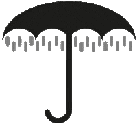 Rain Weather Sticker by Hobbykokken