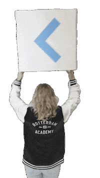 Arrow Pijl Sticker by HR - Rotterdam Academy