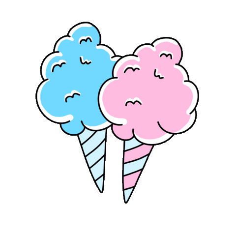Swipe Up Cotton Candy Sticker by DR Style