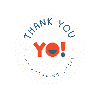 Thanks Youngstown Sticker by Yo App