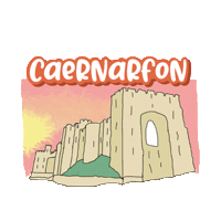 Cofi Caernarfon Sticker